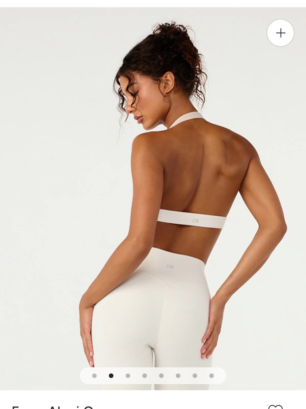 CSB Form Alani Crop in Vanilla Two Tone (Brand New) - Picture 3 of 3